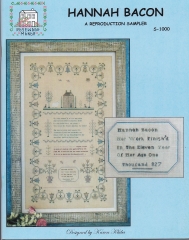 HANNAH BACON S-1000 CROSS STITCH DESIGN - SALE